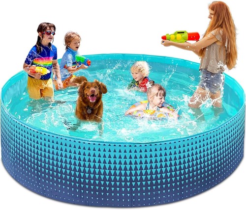 Foldable dog kiddie pool - dog,