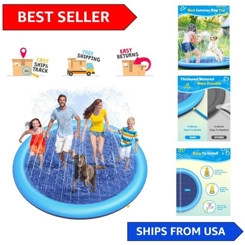 Durable inch blue dog - dog, pool