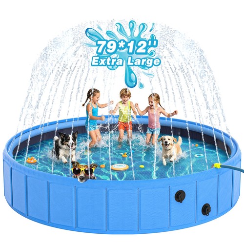 Foldable dog pool inch with - pool,