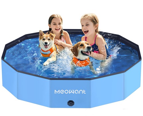 Foldable dog pool hard - foldable,