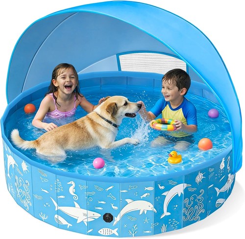 Dog paddling pool with - pool,
