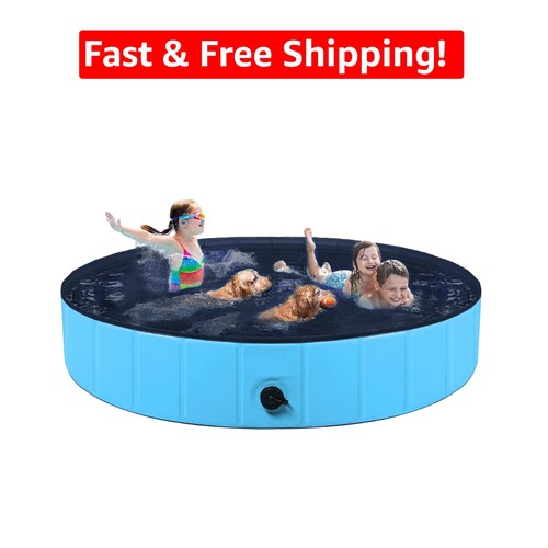 Foldable dog pool - dog, 63in
