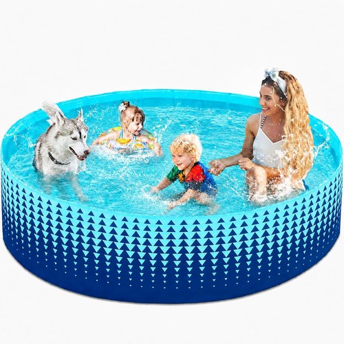 Foldable dog kiddie pool hard - foldable,