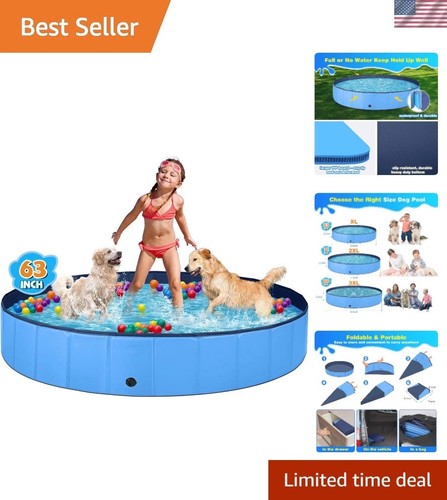 Extra large round dog pool - 63",