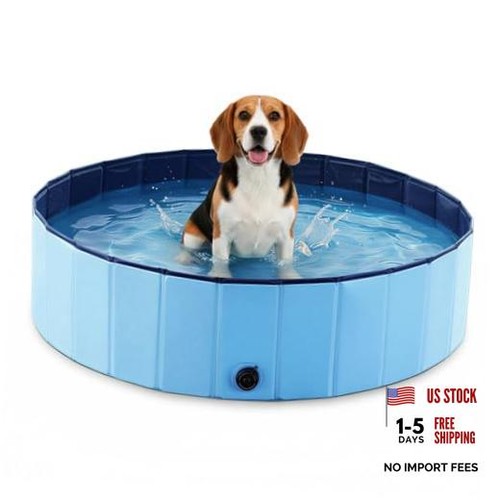 Foldable dog pool for small - pool,