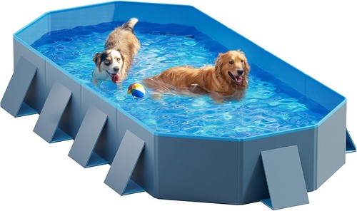 Foldable dog pool with - 82",