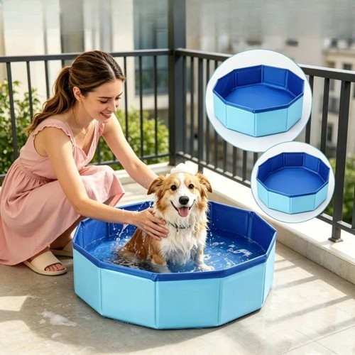 Large pet bath dog - dog, swimming