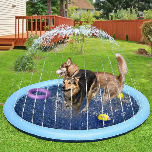 Large sprinkler play mat - large, water