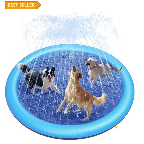 Large 67in dog splash pool - 67in,