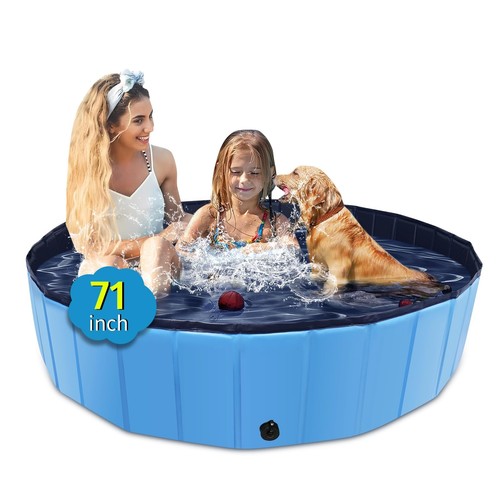 Foldable dog pool x - pool,, 71"