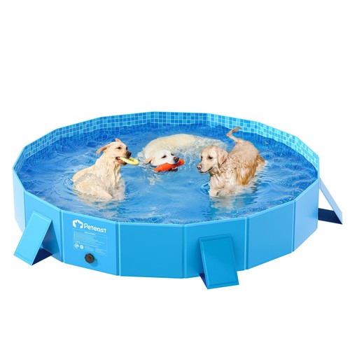 Large dog pool foldable hard - large,
