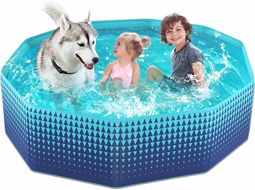 Foldable dog kiddie - dog, pool