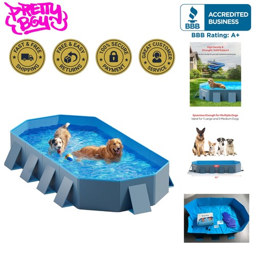 Foldable dog pool extra large - extra,