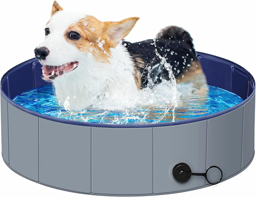 Foldable portable dog pool - pp,