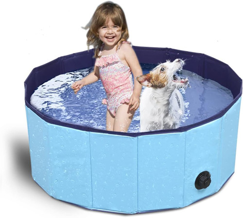 Dog pool foldable pet - dog,